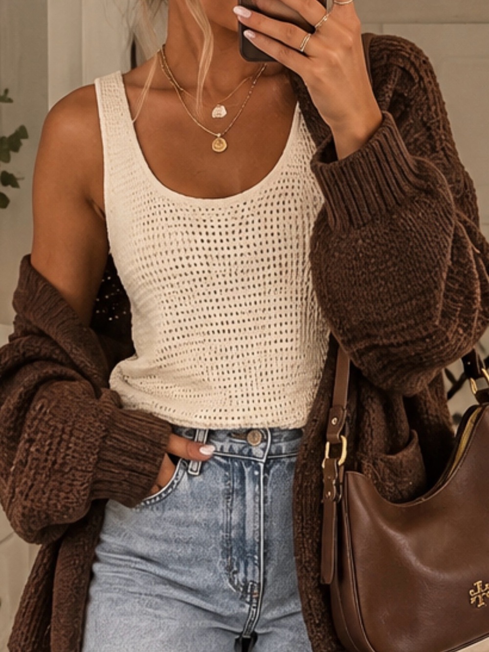 House of Harlow 1960 crochet top Parisian aesthetic Designer cabincore